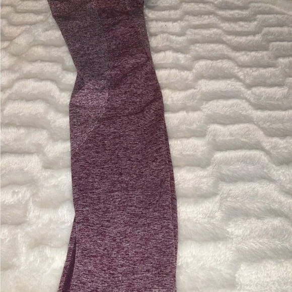 Gymshark Leggings Womens Small Burgundy Pants Gym Athletic Workout - Picture 4 of 8